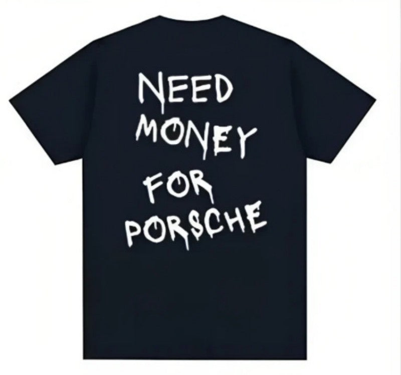 English Letter Print Tee